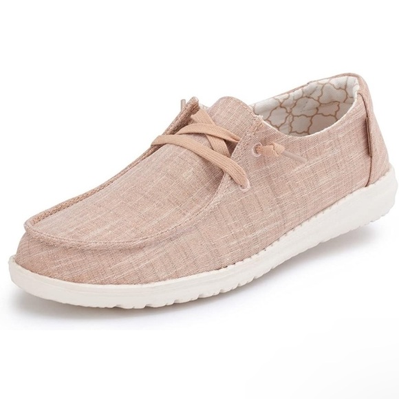 Hey Dude Wendy Slip On Shoes Sparkling Rose Gold Color Size 7 Women’s - Picture 1 of 10